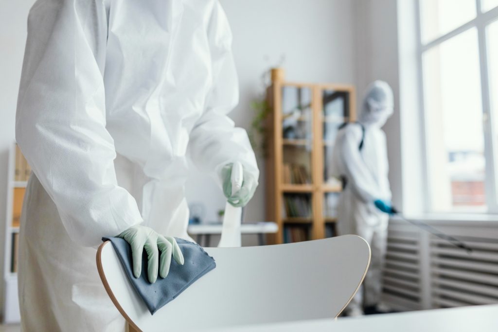 limpieza profesional para virus y bacterias